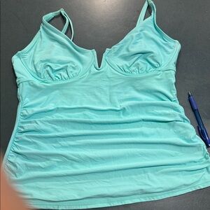 Anne Cole Tankini Top Aqua XXL